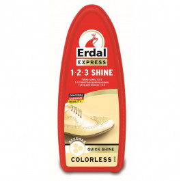 Erdal Губка-блеск для обуви 1-2-3 бесцветный (4001499160752)