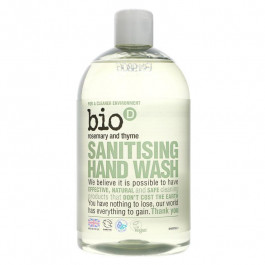 Bio-D Жидкое дезинфицирующее мыло  Sanitising Hand Wash Rosemary & Thyme с эфирным маслом 500 мл (50349382
