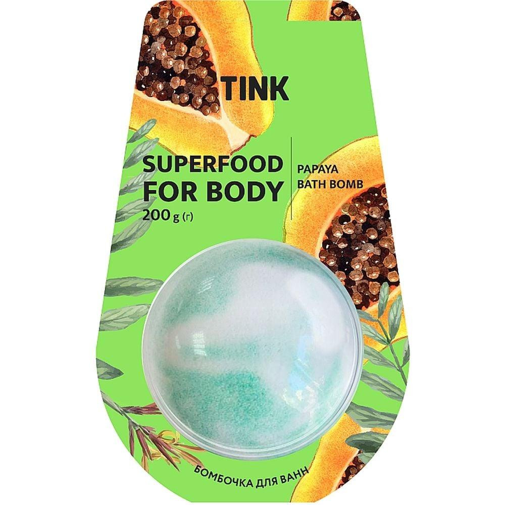 Tink Бомбочка-гейзер для ванн  Papaya 200 г (4823109402089) - зображення 1