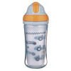 Canpol babies Бутылка с силиконовой трубочкой Авто, двойная стенка, 260 мл (74/053) - зображення 1