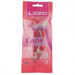 Lezo Одноразовий станок для гоління  Lady, жіночий, 3 шт.