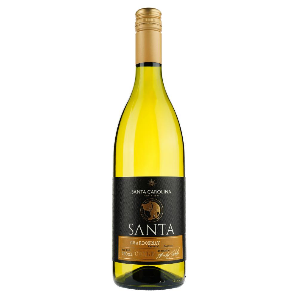 Santa Carolina Вино  Chardonnay, 0,75 л (7804350007848) - зображення 1