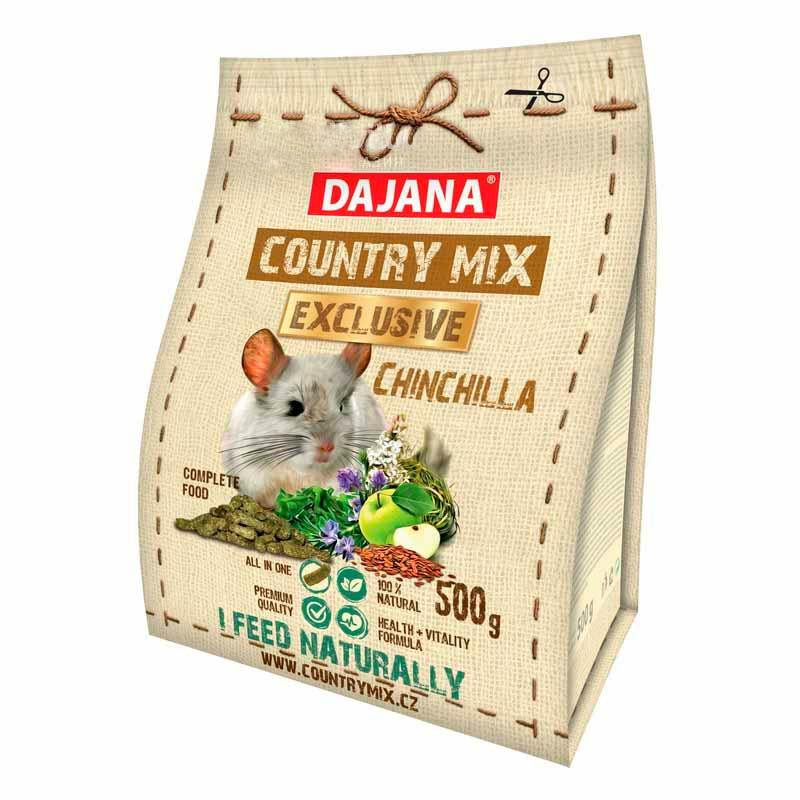Dajana Country mix Exclusive для шиншил, 500 г (DP410J) - зображення 1