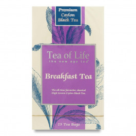 Tea of Life Чай черный Tea of Life Breakfast Tea К завтраку 25*2г/уп (0680275046905) (582933)