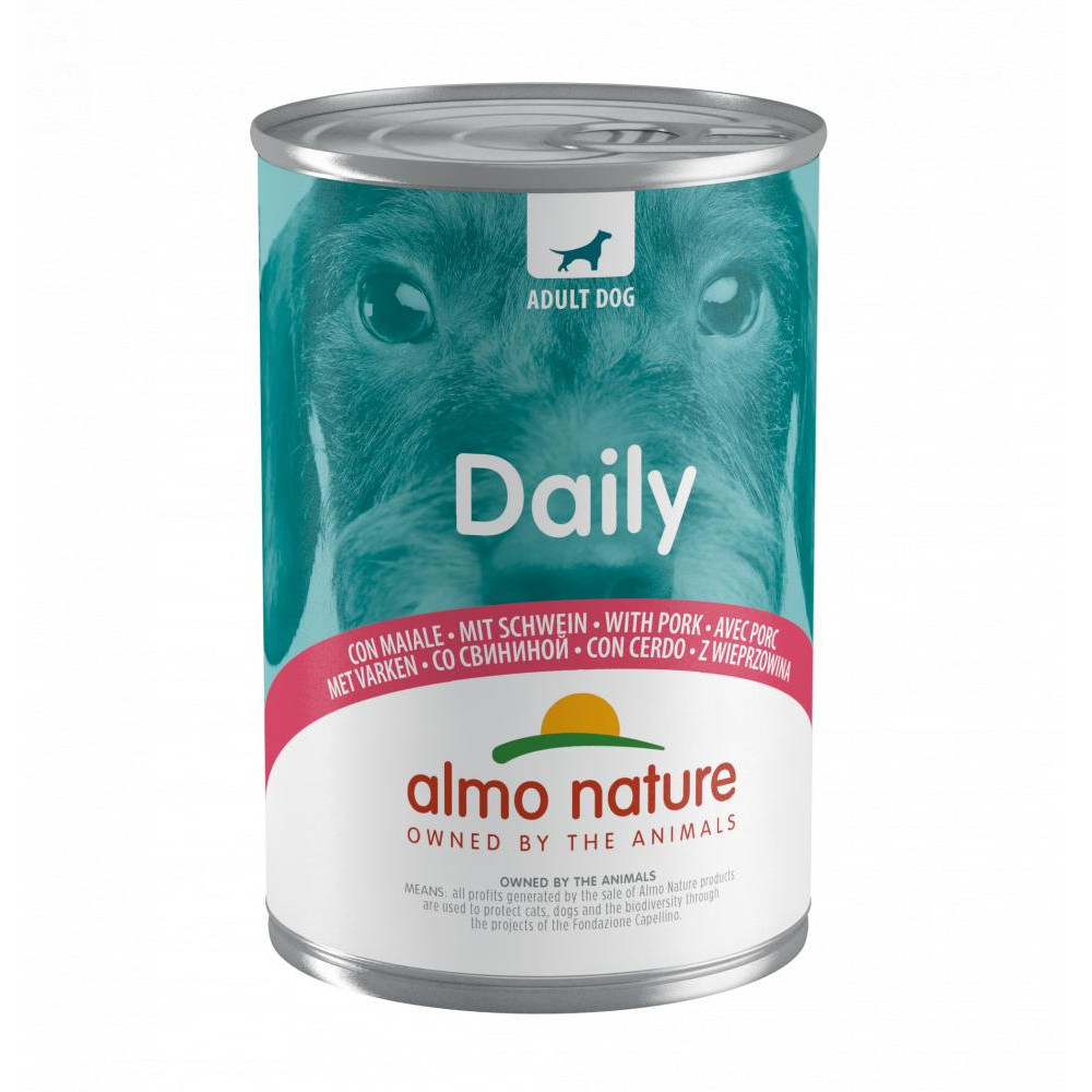 Almo Nature Daily Dog Adult Pork 400 г (8001154125634) - зображення 1