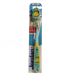 Jordan Dental Дитяча зубна щітка  Step 3, 6 - 9 років, м&#039;яка, жовтий з бірюзовим