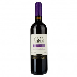 Casa Verde Вино  Merlot червоне сухе 13%, 750 мл (7808765712502)