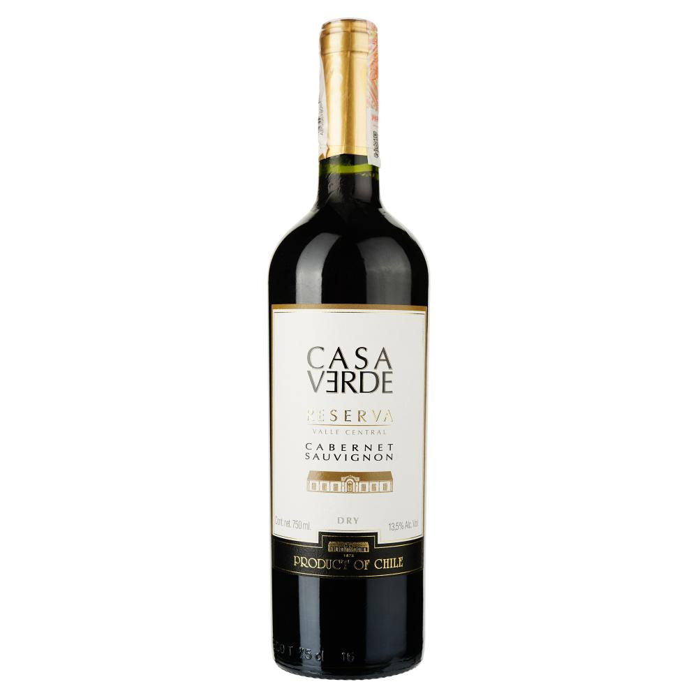 Casa Verde Вино  Rezerva Cabernet Sauvignon червоне сухе 13%, 750 мл (7808765712953) - зображення 1