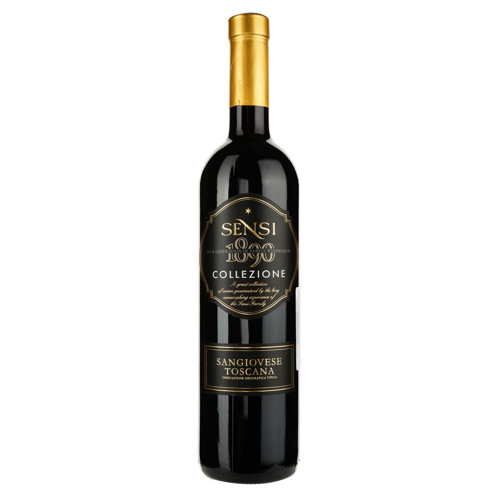 Sensi Вино  Collezione Sangiovese красное сухое 0.75 л 13% (8002477090210) - зображення 1