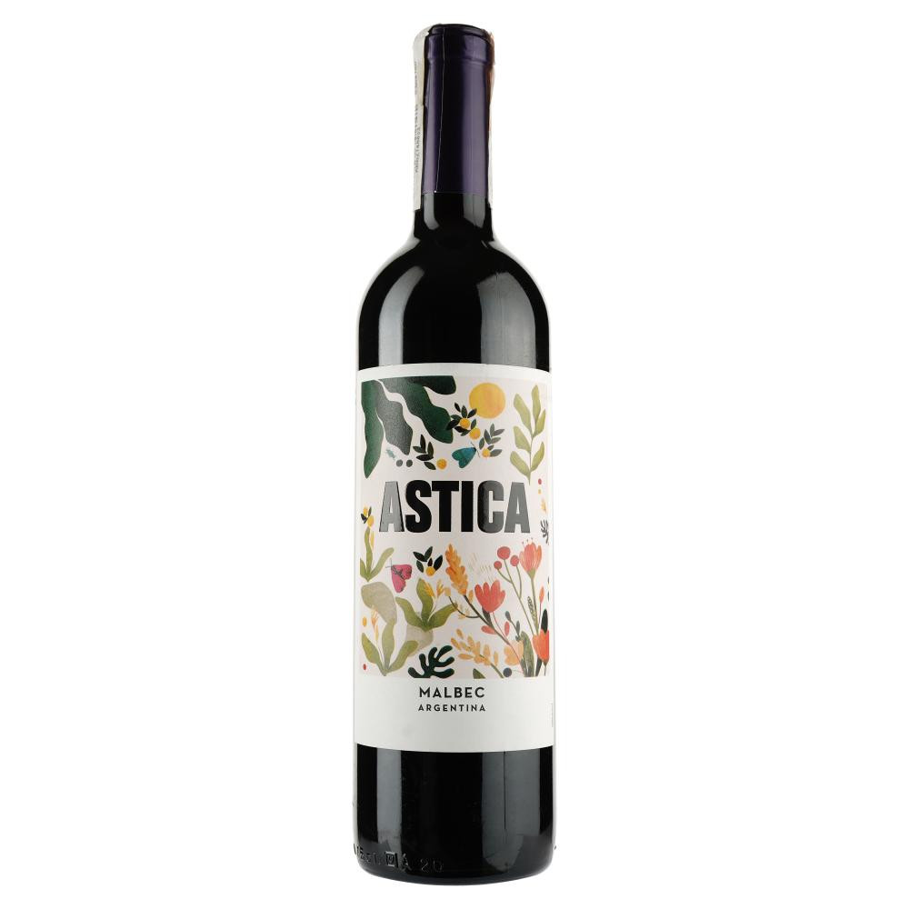 Trapiche Вино  Astica Malbec, червоне, сухе, 13%, 0,75 л (7790240091304) - зображення 1