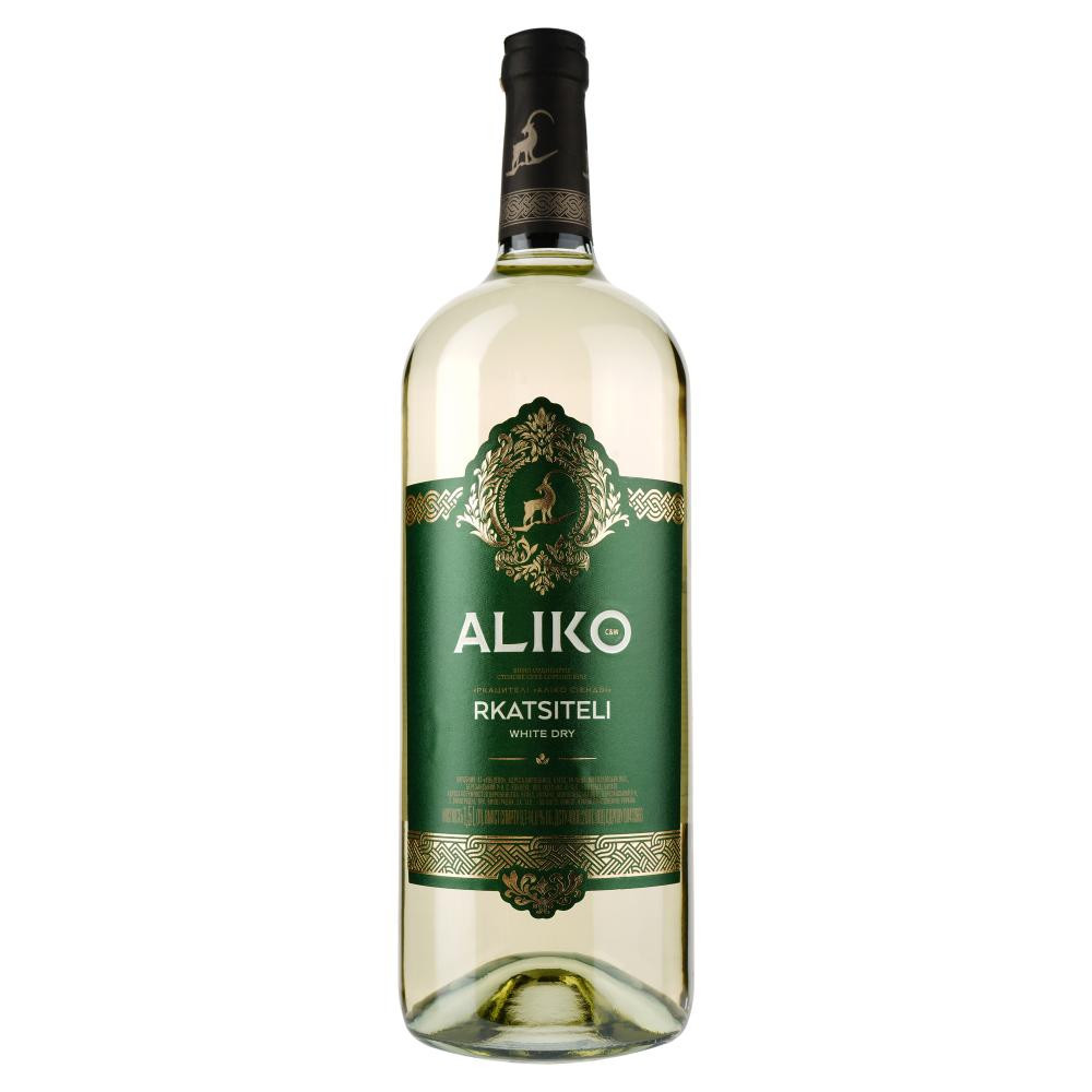 Aliko Вино  Ркацителі біле, сухе, 9,7-14%, 1,5 л (4820004928560) - зображення 1