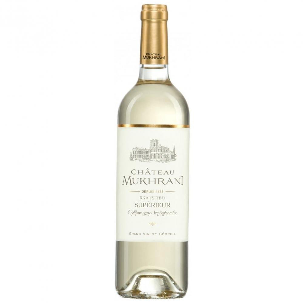 Chateau Mukhrani Вино біле сухе  «Ркацителі», 0,75 л (4860008470047) - зображення 1