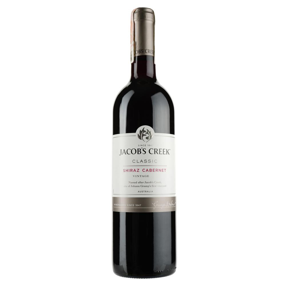 Jacob's Creek Вино червоне сухе Jacob Creek Classic Shiraz Cabernet 0,75 л 10,5-15% (6) (9300727013323) - зображення 1