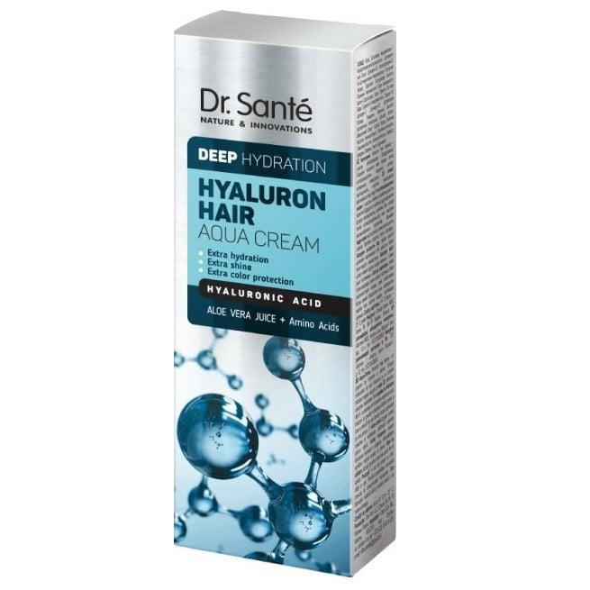Dr. Sante Аква-крем для волос  Hyaluron Hair Deep hydration Глубокое увлажнение 100 мл (8588006040265) - зображення 1