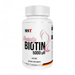 MST Nutrition Biotin 5000 100 таблеток