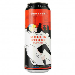 Forever Пиво  Moulin Rouge, напівтемне, нефільтроване, 4,5%, 0,5 л (4820183001412)