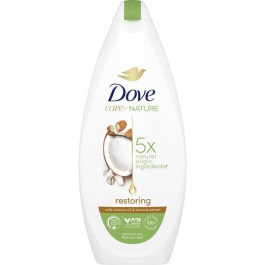 Dove Крем-гель для душа  Восстанавливающий с маслом кокоса и экстрактом миндаля 225 мл (8720181222627)