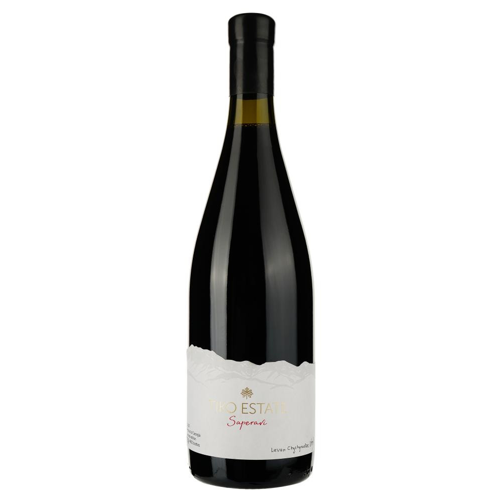 Tiko Estate Вино червоне сухе  Saperavi 2019, 0,75 л (4860114360010) - зображення 1