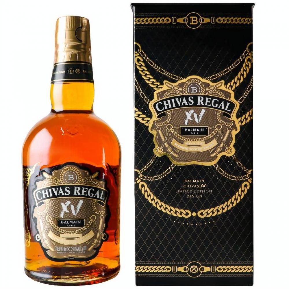 Chivas Regal Віскі  Balmain 15 yo Blended Scotch Whisky, 40%, в коробці, 0,7 л (911757) (5000299626900) - зображення 1