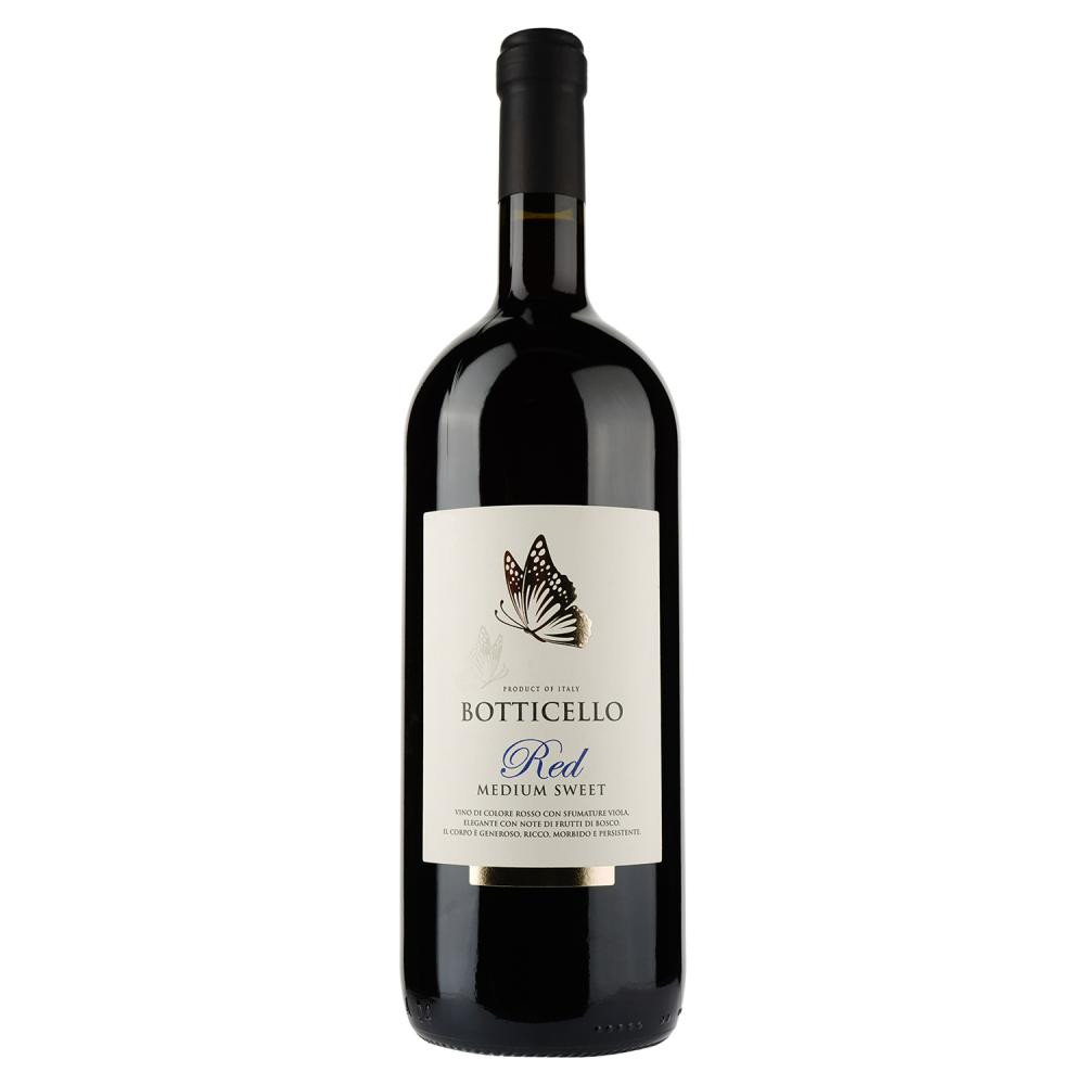 Botticello Вино червоне напівсолодке  1,5 л (8011510024372) - зображення 1