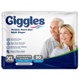 giggles Подгузники для взрослых Extra Large 120-160 cm, 8 капель (30 шт.) (202317)
