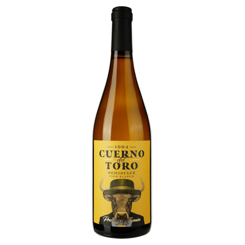 Cuerno del Toro Вино  біле напівсолодке 10.5% 0.75 л (8437021341102) - зображення 1