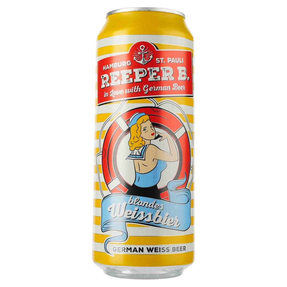 Reeper B Пиво  Blondes Weissbier світле нефільтроване 5,4%, 0,5 л (4260556082028) - зображення 1