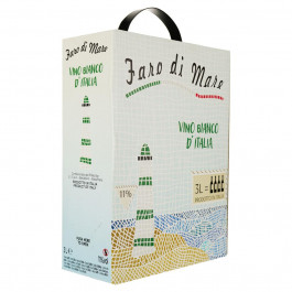 Faro Di Mare Вино  Vino Bianco сухе біле 11%, 3 л (8003625020745)