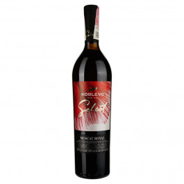 Коблево Вино червоне десертне  Muscat Royal cолодке, 16%, 750 мл (4820004922285)