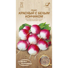   ТМ "Семена Украины" Насіння  редиска Червона з білим кінчиком 618500 2г