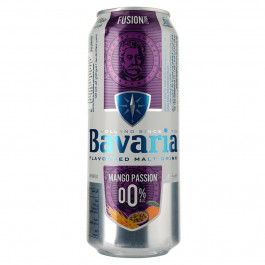Bavaria Пиво безалкогольне  Манго Маракуя світле, з/б, 0.5 л (8714800036023)