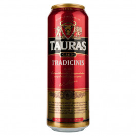 Tauras Упаковка пива  Tradicinis светлое фильтрованное 6% 0.568 л x 24 шт (4770477227762)