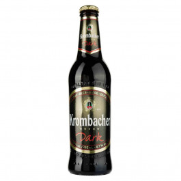 Krombacher Пиво  Dark темне, 4.7%, 0.33 л (4008287909807)