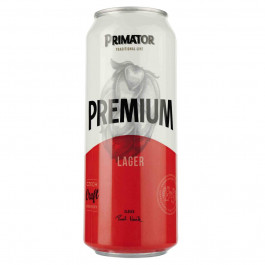 Primator Пиво  Premium світле, 5%, з/б, 0.5 л (8594006930772)