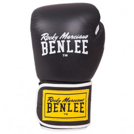 BenLee Rocky Marciano Tough Leather Thai Gloves 10oz, Black (199075/1000_10)