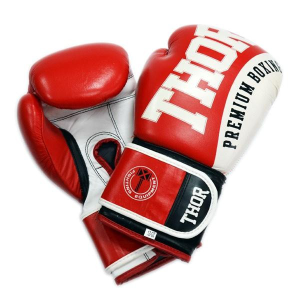 Thor Shark Leather Boxing Gloves 14 oz - зображення 1