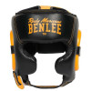 BenLee Rocky Marciano Brockton Leather Headguard S/M, Black/Yellow (199931 blk/yellow S/M) - зображення 1