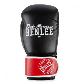 BenLee Rocky Marciano Carlos Artificial Leather Boxing Gloves 10oz, Black/Red/White (199155 blk/red/white 10oz)