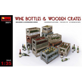 MiniArt Винные бутылки с ящиками (MA35571)