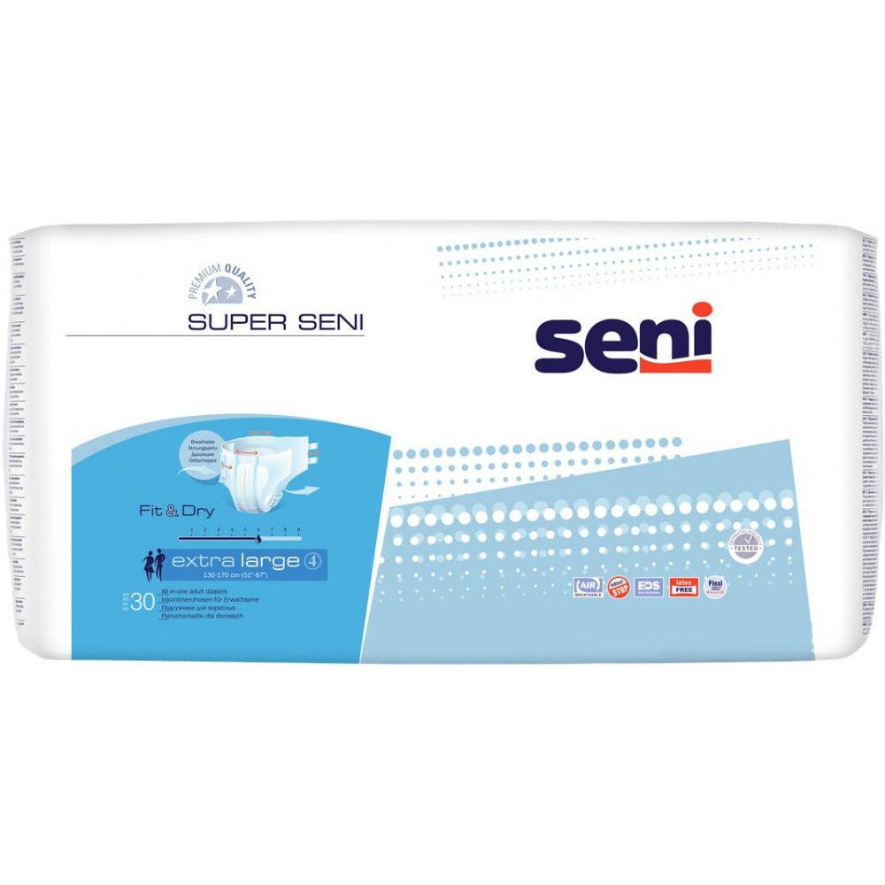 Seni Підгузки Super Air Extra Large №4 30 шт - зображення 1