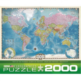 EuroGraphics Карта Мира 2000 элементов (8220-0557)