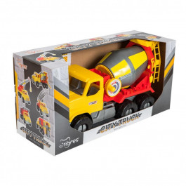 Тигрес Авто City Truck Бетономешалка в коробке (39365)
