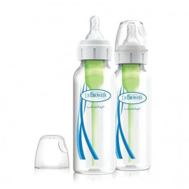 Dr. Brown's Детская бутылочка для кормления с узким горлышком, 250 мл, 2 шт. (SB82006)