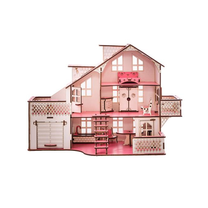 GoodPlay Кукольный домик с гаражом и подсветкой (B011) - зображення 1