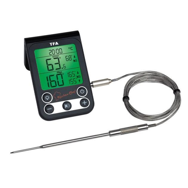 TFA Термометр для духовки или гриля цифровой Kuchen-Chef 64x20x99 мм (14151201) - зображення 1