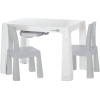 FreeOn Комплект стіл та стільці Neo White-Grey (46620) - зображення 2