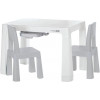 FreeOn Комплект стіл та стільці Neo White-Grey (46620) - зображення 4