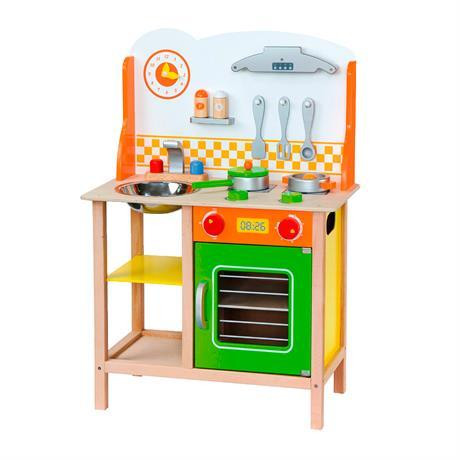 Viga Toys Дитяча кухня з дерева з посудом (50957FSC) - зображення 1