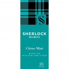 Sherlock Secrets Чай чорний  Citrus Mint, 25*2 г (4823118601138)