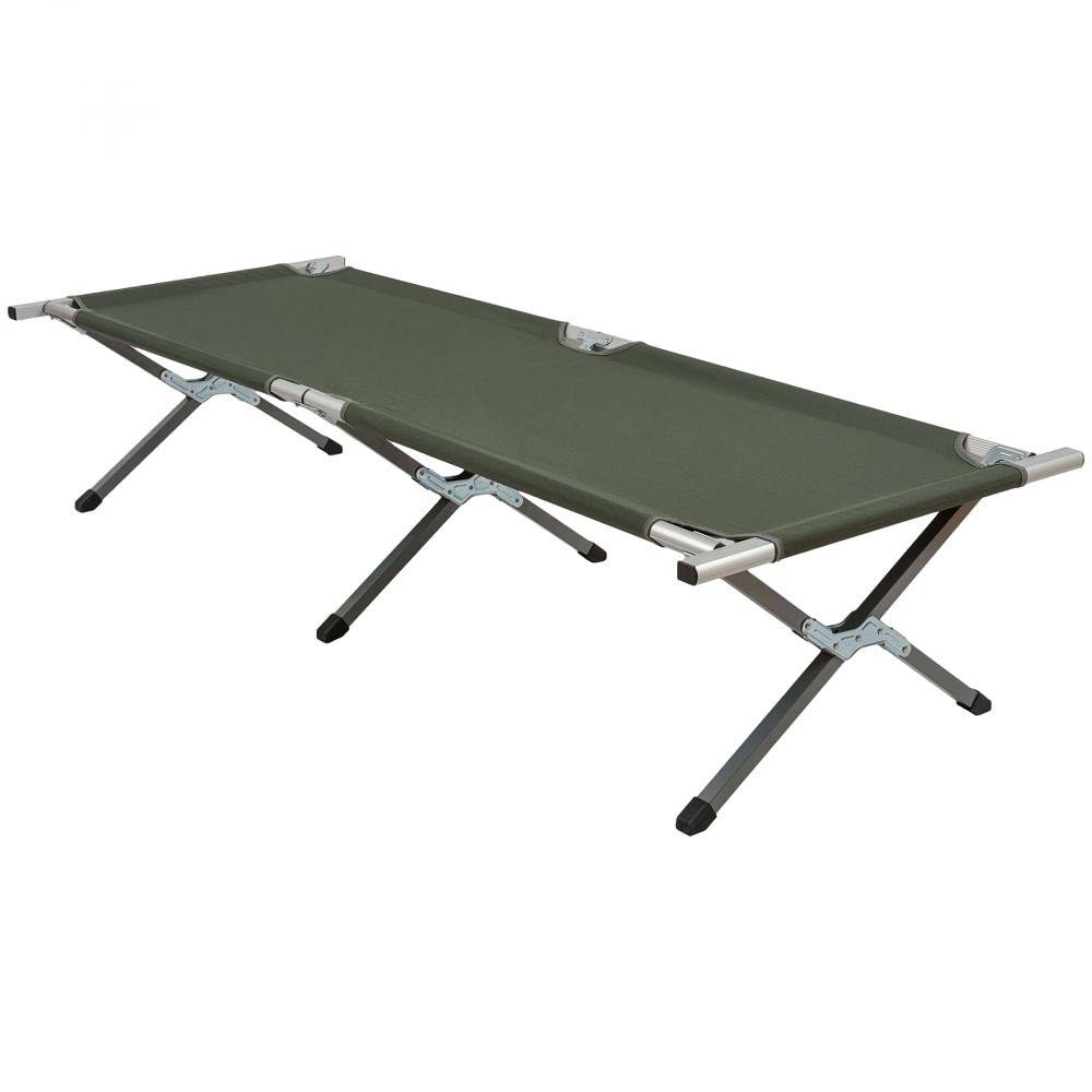 Highlander Aluminium Camp Bed Green (FUR041-GN) - зображення 1